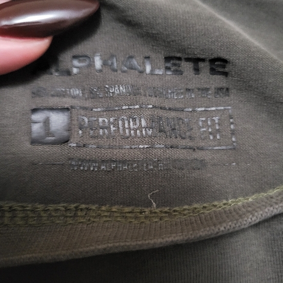 Men's Brown Alphalete T Shirt - Picture 3 of 3